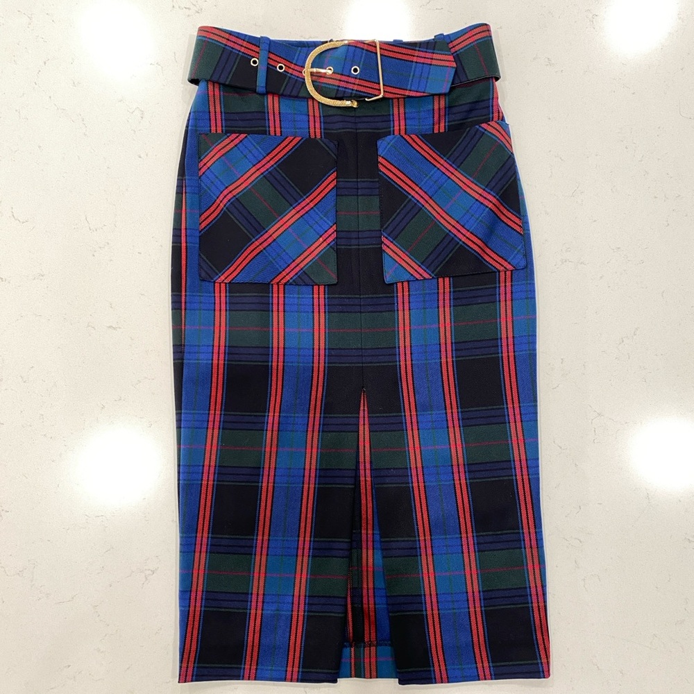 Zara Plaid Skirt